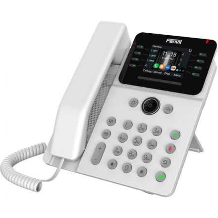 IP-телефон Fanvil V62G White,HD voice,6 SIP,2.8 Inch,Opus+IPV6,15 DSS,PSU
