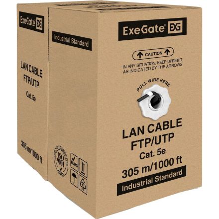 Кабель ExeGate UTP4-C5e-CU-S24-OUT-PE-BK-305-FLUKE UTP Кабель ExeGate UTP4-C5e-CU-S24-OUT-PE-BK-305-FLUKE UTP