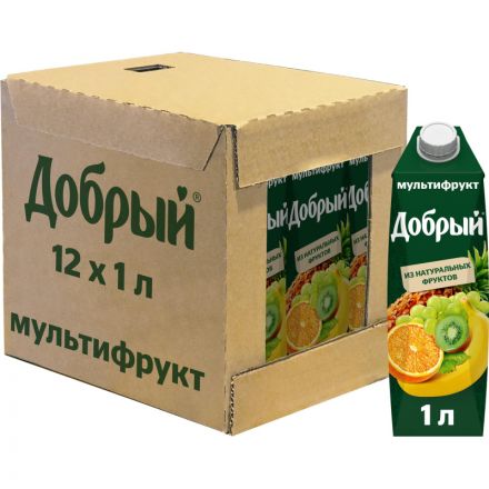 Нектар Добрый мультифрут 1л Нектар Добрый мультифрут 1л