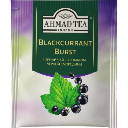 Чай Ahmad Tea черный смородиновый взрыв 25пакx1,5г/уп 2250