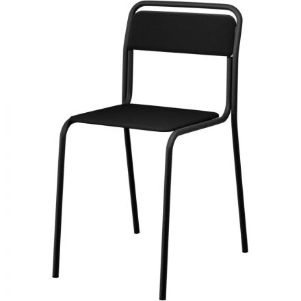 Стул Неон (СМ 7/7-02) каркас черный, ткань Т-11 черная Стул Неон (СМ 7/7-02) каркас черный, ткань Т-11 черная