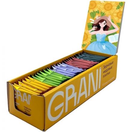 Зерновые плитки медовые GRANI ассорти 7гx30шт/уп 880690/880744 Зерновые плитки медовые GRANI ассорти 7гx30шт/уп 880690/880744
