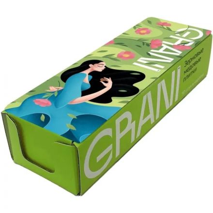 Зерновые плитки медовые GRANI ассорти 7гx30шт/уп 880690/880744 Зерновые плитки медовые GRANI ассорти 7гx30шт/уп 880690/880744