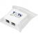 Розетка настенная TWT TWT-SM2-4512-WH, RJ-45 кат.5е + RJ-12, UTP, белая Розетка настенная TWT TWT-SM2-4512-WH, RJ-45 кат.5е + RJ-12, UTP, белая
