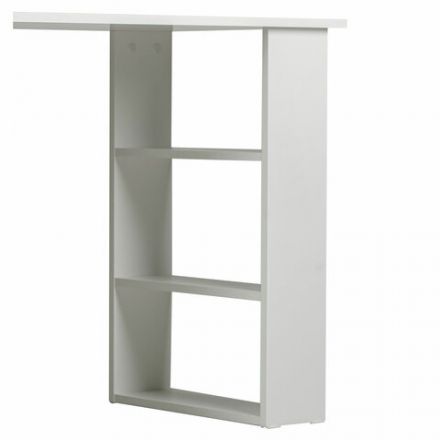 Стол письменный/компьютерный BRABIX "Scandi CD-016", 1100х500х750 мм, 4 ящика, белый, 641891, ЦБ013707-1