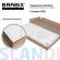 Стол письменный/компьютерный BRABIX "Scandi CD-016", 1100х500х750 мм, 4 ящика, белый, 641891, ЦБ013707-1
