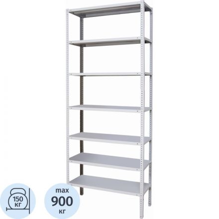 Стеллаж металлический P_МС-257/300 с 7-ю полками 1000x300x2500 Стеллаж металлический P_МС-257/300 с 7-ю полками 1000x300x2500