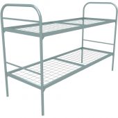 Кровать CAM_металлическая двухъярус Эконом 700х1900,сетка100х100,1усил,1пер