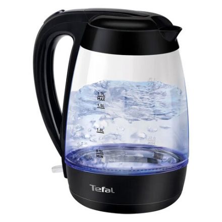 Чайник TEFAL KO450832, 1,7 л, 2400 Вт, закрытый нагревательный элемент, стекло, черный Чайник TEFAL KO450832, 1,7 л, 2400 Вт, закрытый нагревательный элемент, стекло, черный