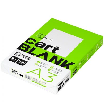 Бумага Cartblank (А3, марка С, 80 г/кв.м, 500 л) Бумага Cartblank (А3, марка С, 80 г/кв.м, 500 л)