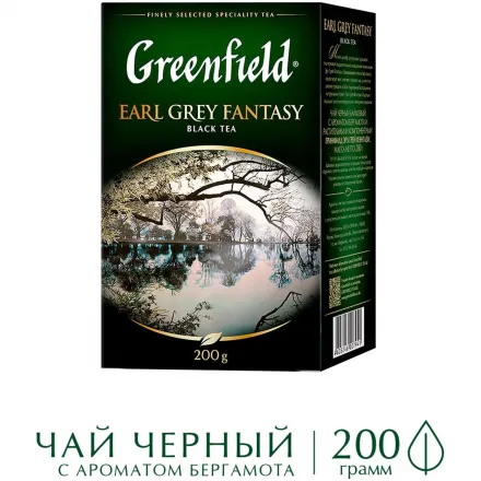 Чай черный Greenfield Earl Grey Fantasy листовой, 200 г 0794-10