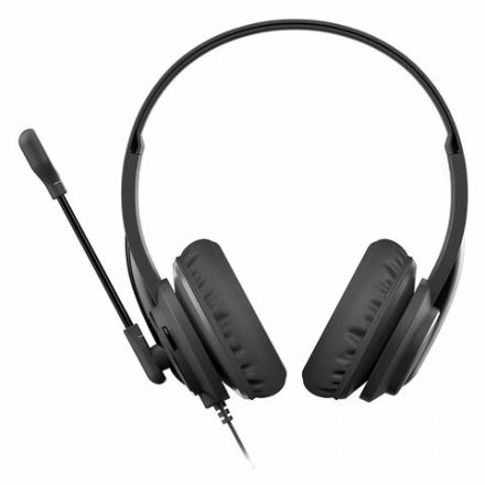 Наушники с микрофоном (гарнитура) A4TECH HU-10, проводные, 2 м, USB, черные, 1611400 Наушники с микрофоном (гарнитура) A4TECH HU-10, проводные, 2 м, USB, черные, 1611400