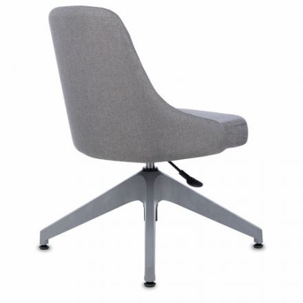 Кресло для приемных и переговорных CH-340GLZ, ткань, серое, 1923860 Кресло для приемных и переговорных CH-340GLZ, ткань, серое, 1923860