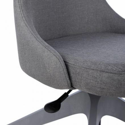 Кресло для приемных и переговорных CH-340GLZ, ткань, серое, 1923860 Кресло для приемных и переговорных CH-340GLZ, ткань, серое, 1923860