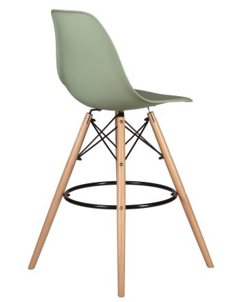 Стул барный DOBRIN DSW BAR, ножки светлый бук, цвет мятный (NX-G-09)