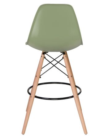 Стул барный DOBRIN DSW BAR, ножки светлый бук, цвет мятный (NX-G-09)