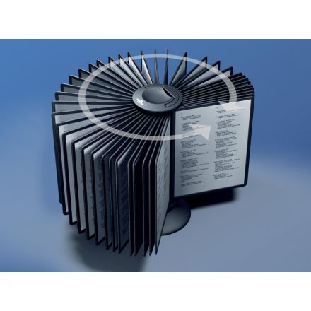 Демосистема настольная Promega office карусель 30 панелей черная Демосистема настольная Promega office карусель 30 панелей черная