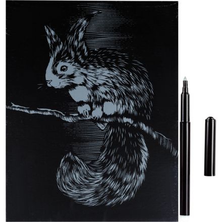 Гравюра Классика большая с эффектом золота Lori Лесная белочка, Гр-553 Гравюра Классика большая с эффектом золота Lori Лесная белочка, Гр-553