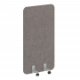 R-line soft Перегородка на металлических опорах, на роликах AP.R-80-150 Romeo 05/Серый металл 800*18*1500