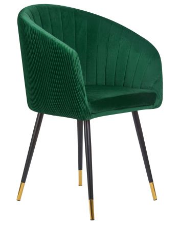 Стул обеденный DOBRIN MARY, зеленый велюр (1922-9) Стул обеденный DOBRIN MARY, зеленый велюр (1922-9)