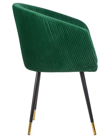 Стул обеденный DOBRIN MARY, зеленый велюр (1922-9) Стул обеденный DOBRIN MARY, зеленый велюр (1922-9)