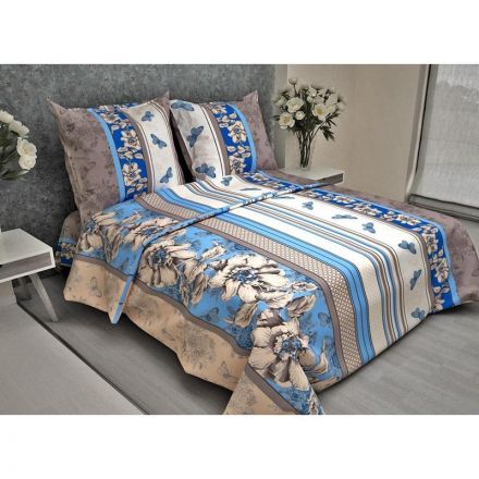 Постельное белье 1,5сп набивн.бязь 140г/м2 (нав.70х70 2шт.), микс Постельное белье 1,5сп набивн.бязь 140г/м2 (нав.70х70 2шт.), микс