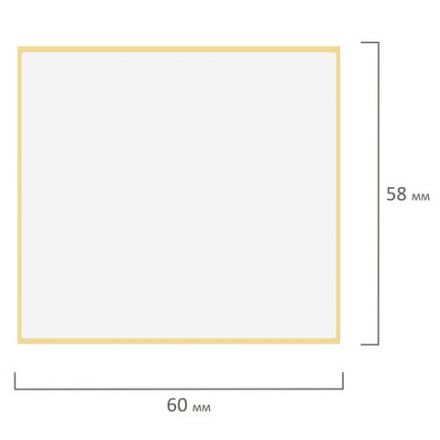 Этикетка ТермоТоп (58х60 мм), 500 этикеток в ролике, светостойкость до 12 месяцев, 126105 Этикетка ТермоТоп (58х60 мм), 500 этикеток в ролике, светостойкость до 12 месяцев, 126105