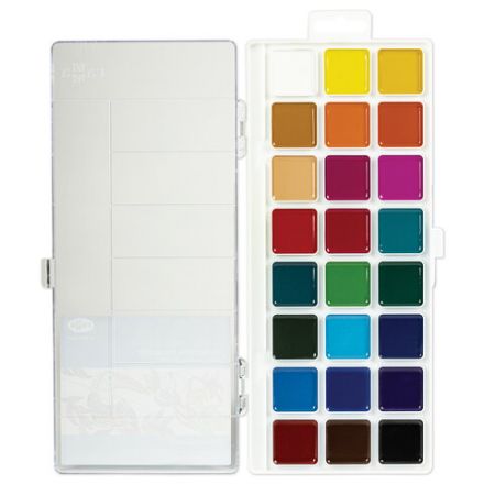 Краски акварельные ГАММА "Классическая", 24 цвета, медовые, пластиковый корпус, европодвес, 1009198 Краски акварельные ГАММА "Классическая", 24 цвета, медовые, пластиковый корпус, европодвес, 1009198