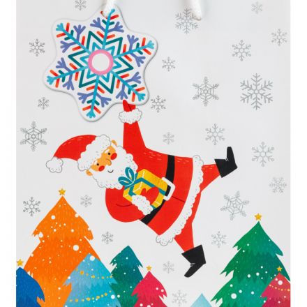 Пакет подарочный Бумажный Magic Pack НГ, 140 г/м2/17,8x22,9x9,8см арт.90127