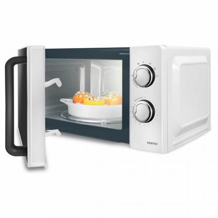 Микроволновая печь CENTEK CT-1575, объем 20 л, мощность 700 Вт, механическое управление, белая, CT-1575 White Микроволновая печь CENTEK CT-1575, объем 20 л, мощность 700 Вт, механическое управление, белая, CT-1575 White