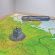 Карта России физическая 101х70 см, 1:8,5М, с ламинацией, интерактивная, европодвес, BRAUBERG, 112392
