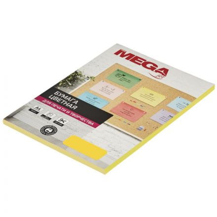 Бумага цветная для офисной техники Promega jet Intensive желтая (А4, 80 г/кв.м, 50 листов)