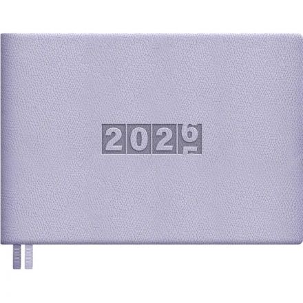 Еженедельник датированный 2026 ESCALADA 181х127мм, 64л, сиреневый 70344
