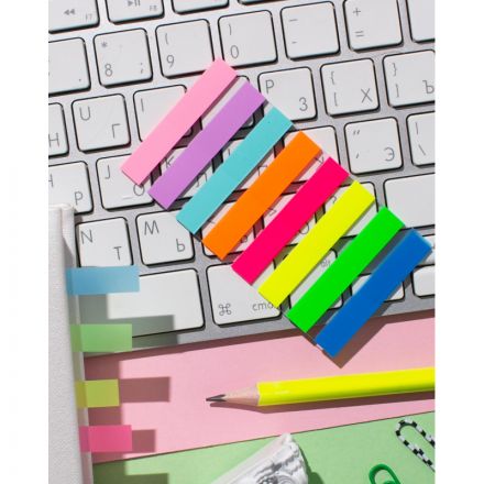 Клейкие закладки Attache пластиковые 8х45 мм 8 цветов по 20 листов Клейкие закладки Attache пластиковые 8х45 мм 8 цветов по 20 листов