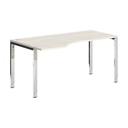 Стол эргономичный XGCET 169(L).1 Сосна Эдмонт/Нержавейка полированная 1600х900х750 XTEN GLOSS Стол эргономичный XGCET 169(L).1 Сосна Эдмонт/Нержавейка полированная 1600х900х750 XTEN GLOSS
