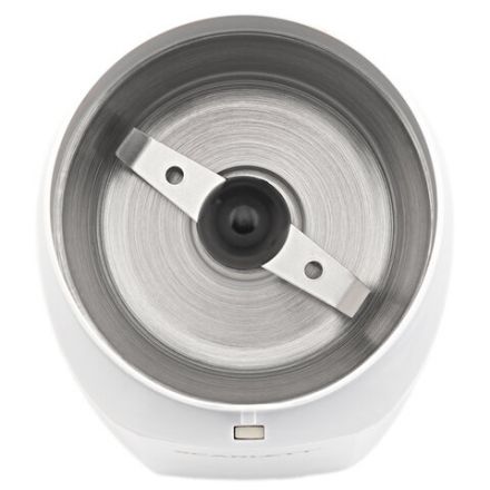 Кофемолка SCARLETT SC-CG44506, 160 Вт, объем 60 г, пластик, ножи из нержавеющей стали, белая с рисунком Кофемолка SCARLETT SC-CG44506, 160 Вт, объем 60 г, пластик, ножи из нержавеющей стали, белая с рисунком