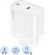 Зарядное устройство сетевое PERO TC16 GaN, USB-C PD, 65W белый