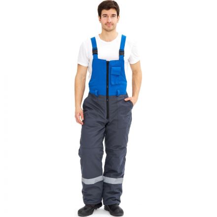 Костюм рабочий зимний з09-КПК с СОП антистат сер/син (р.56-58) 182-188 Костюм рабочий зимний з09-КПК с СОП антистат сер/син (р.56-58) 182-188