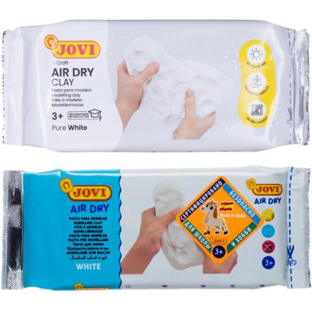 Глина белая для моделирования Jovi 250 г