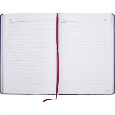 Ежедневник недатированный Attache Sidney Nebraska искусственная кожа А4 136 листов синий (золотистый обрез, 210х300 мм) Ежедневник недатированный Attache Sidney Nebraska искусственная кожа А4 136 листов синий (золотистый обрез, 210х300 мм)