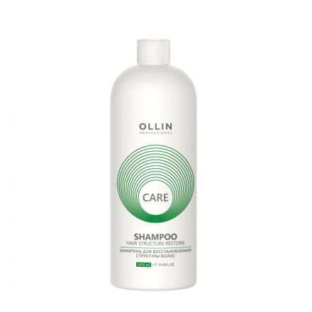 Шампунь для восстановления структуры волос OLLIN CARE 1000мл