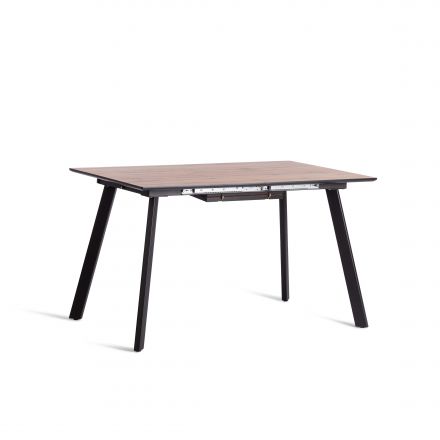 Стол Tetchair обеденный DARWIN МДФ HPL 0,6 мм/металл, 85х130-170х75 см, Дуб Вотан/чёрный Стол Tetchair обеденный DARWIN МДФ HPL 0,6 мм/металл, 85х130-170х75 см, Дуб Вотан/чёрный