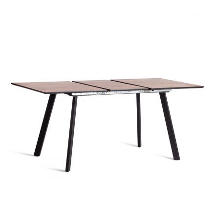 Стол Tetchair обеденный DARWIN МДФ HPL 0,6 мм/металл, 85х130-170х75 см, Дуб Вотан/чёрный Стол Tetchair обеденный DARWIN МДФ HPL 0,6 мм/металл, 85х130-170х75 см, Дуб Вотан/чёрный