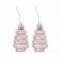 Шары новогодние ёлочные "Elegant Pink" 77 предметов, розовый/белый, ЗОЛОТАЯ СКАЗКА, 591715