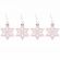 Шары новогодние ёлочные "Elegant Pink" 77 предметов, розовый/белый, ЗОЛОТАЯ СКАЗКА, 591715