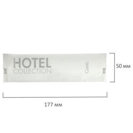 Расчёска КОМПЛЕКТ 500 шт., HOTEL COLLECTION, саше, флоупак, 2000319/1 Расчёска КОМПЛЕКТ 500 шт., HOTEL COLLECTION, саше, флоупак, 2000319/1