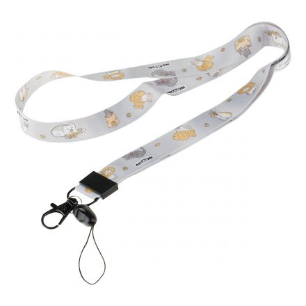 Лента для бейджей MESHU "Yummy Cat", 45см, петелька, карабин, опп пакет с европодвесом Лента для бейджей MESHU "Yummy Cat", 45см, петелька, карабин, опп пакет с европодвесом