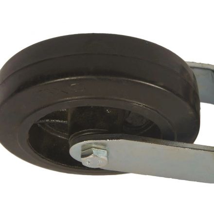 Колесо большегр чугун SCD 63 150 мм (поворот., пл.,  ч/рез., роликоподш.)