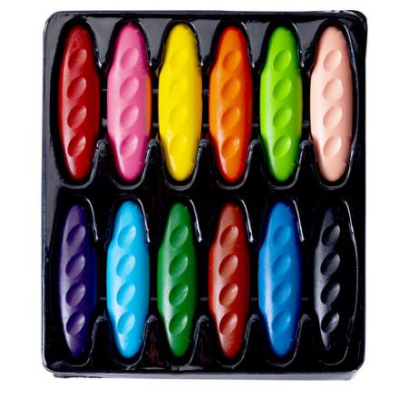 Восковые мелки фигурные BRAUBERG KIDS "Батоны", 12 цветов, 273093 Восковые мелки фигурные BRAUBERG KIDS "Батоны", 12 цветов, 273093