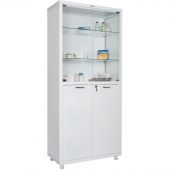 Шкаф медицинский Hilfe МД 2 1780/SG (металл/стекло, 800x400x1850 мм)